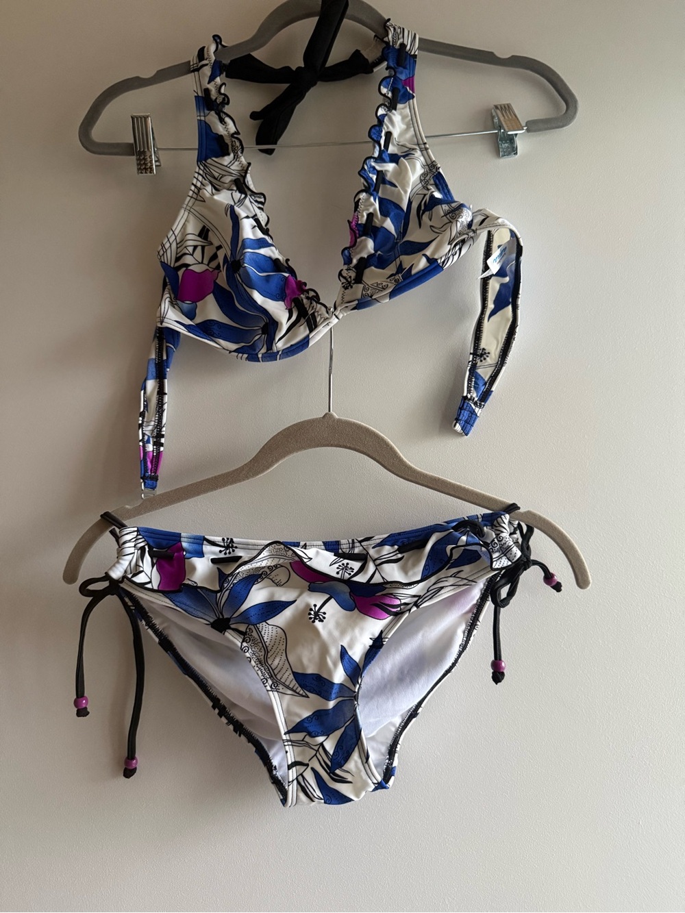 Ladies Floral Blue & Purple bikini
